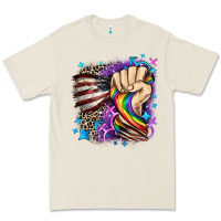Bone LGBTQ+ and American flag Premium Tee - FaDigitalArtStudio