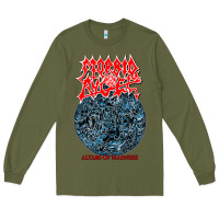 Army Green Morbid Angel - Altars of Madness Old School US Death Metal Long Sleeve Tee - Craftify