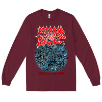 Burgundy Morbid Angel - Altars of Madness Old School US Death Metal Long Sleeve Tee - Craftify