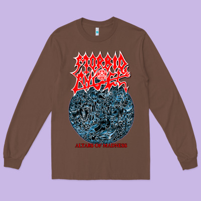 Morbid Angel - Altars Of Madness Old School Us Death Metal Long Sleeve Tee Designed By Craftify