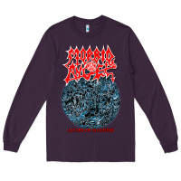 Plum Morbid Angel - Altars of Madness Old School US Death Metal Long Sleeve Tee - Craftify