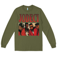 Army Green JODECI 90S RB FUNK THROWBACK Long Sleeve Tee - Craftify