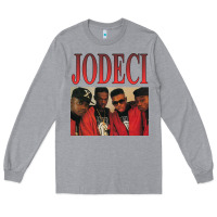 Heather Grey JODECI 90S RB FUNK THROWBACK Long Sleeve Tee - Craftify
