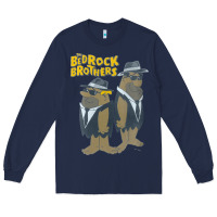 Navy The Flinstones, The Flinstones art, The Flinstones vintage, The Flinst Long Sleeve Tee - Craftify