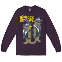 Plum The Flinstones, The Flinstones art, The Flinstones vintage, The Flinst Long Sleeve Tee - Craftify