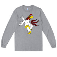 Heather Grey foghorn leghorn looney Long Sleeve Tee - Craftify