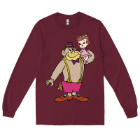 Burgundy Magilla Gorilla Ogee Classic Long Sleeve Tee - Craftify