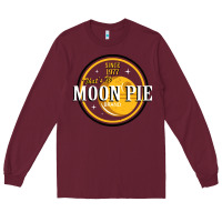 Burgundy moon pie Long Sleeve Tee - Craftify