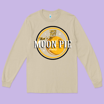 Moon Pie Long Sleeve Tee Designed By Craftify