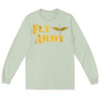 Matcha Vintage Fly Army Military Pilot Army Aviation Branch Long Sleeve Tee - Craftify