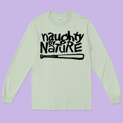 Naughty By Nature Long Sleeve Tee Designed By Craftify