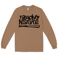 Toasted Coconut naughty by nature Long Sleeve Tee - Craftify