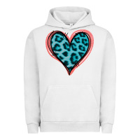 Pigment Lunar Rock Blue Leopard Heart Urban Hoodie - Jasminsmagicworld