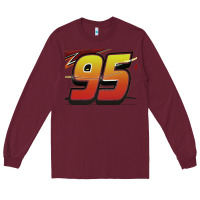 Burgundy No 95 McQueen Long Sleeve Tee - Craftify
