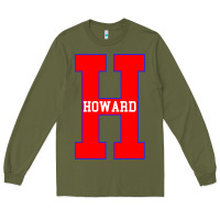 Army Green howard letter Long Sleeve Tee - Craftify