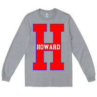 Heather Grey howard letter Long Sleeve Tee - Craftify