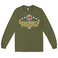 Army Green department of veterans affairs Long Sleeve Tee - Craftify