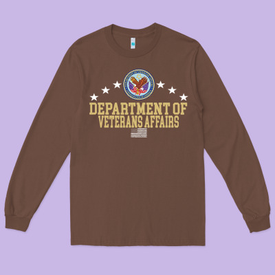 Department Of Veterans Affairs Long Sleeve Tee Designed By Craftify
