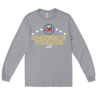 Heather Grey department of veterans affairs Long Sleeve Tee - Craftify