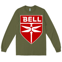 Army Green Bell Helicopter Textron Aerospace Long Sleeve Tee - Craftify