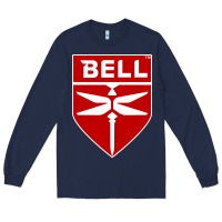 Navy Bell Helicopter Textron Aerospace Long Sleeve Tee - Craftify
