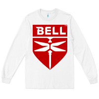 White Bell Helicopter Textron Aerospace Long Sleeve Tee - Craftify