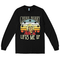 Black cherie berry lifts me up Long Sleeve Tee - Craftify
