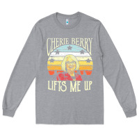 Heather Grey cherie berry lifts me up Long Sleeve Tee - Craftify