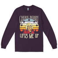 Plum cherie berry lifts me up Long Sleeve Tee - Craftify