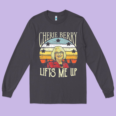 Cherie Berry Lifts Me Up Long Sleeve Tee Designed By Craftify
