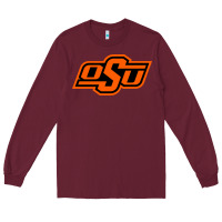 Burgundy Oklahoma St University Long Sleeve Tee - Craftify
