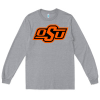 Heather Grey Oklahoma St University Long Sleeve Tee - Craftify