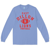 Colony Blue Friday Night Lights East Dillon Lions Football Jersey Long Sleeve Tee - Craftify