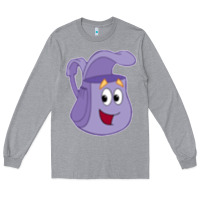 Heather Grey dora the backpack   1 Long Sleeve Tee - Craftify