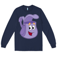 Navy dora the backpack   1 Long Sleeve Tee - Craftify