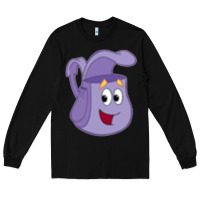 Black dora the backpack   1 Long Sleeve Tee - Craftify