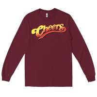 Burgundy Cheers Tv Show Long Sleeve Tee - Craftify