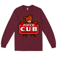 Burgundy #piper aircraft corp Long Sleeve Tee - Craftify