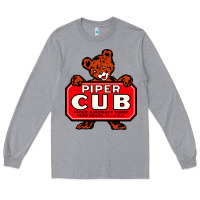 Heather Grey #piper aircraft corp Long Sleeve Tee - Craftify