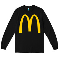 Black mcd onald's golden arches Long Sleeve Tee - Craftify
