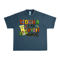Midnight Navy tequila is my spirit animal Urban Heavy Tee - LillyAllenDesigns