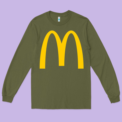 Mcd Onald's Golden Arches Long Sleeve Tee Designed By Craftify