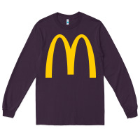 Plum mcd onald's golden arches Long Sleeve Tee - Craftify