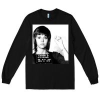 Black Jane Fonda Mugshot GIFT Long Sleeve Tee - Craftify