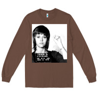 Chestnut Jane Fonda Mugshot GIFT Long Sleeve Tee - Craftify