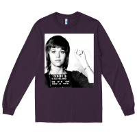 Plum Jane Fonda Mugshot GIFT Long Sleeve Tee - Craftify