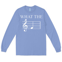 Colony Blue what the f note key music humor gift Long Sleeve Tee - Craftify