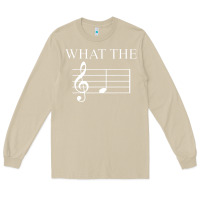 Mushroom what the f note key music humor gift Long Sleeve Tee - Craftify