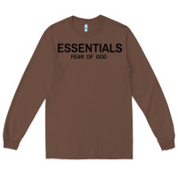Chestnut Fear Of God Essentials Long Sleeve Tee - Craftify