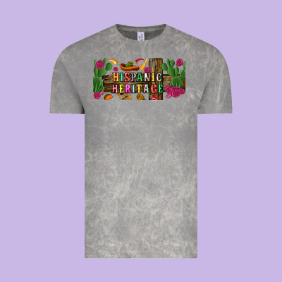 Hispanic Heritage Libbey Cup Vintage Tee Designed By Bundleandbundleshop